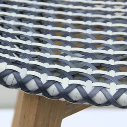 SKAL LOW STOOL / BLACK + WHITE (INDOOR-OUTDOOR) - Green Design Gallery