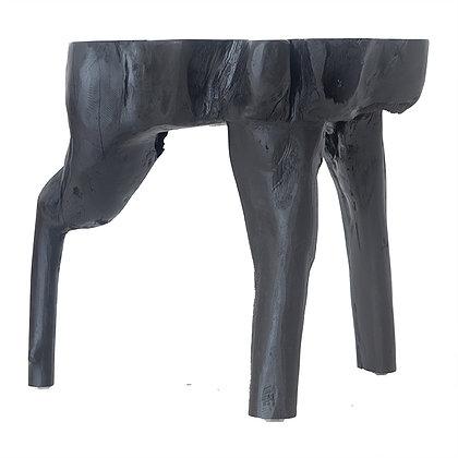 SODWANA STOOL + SIDE TABLE | BLACK | IN-OUTDOORS - Green Design Gallery