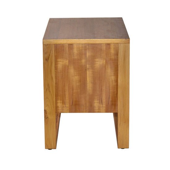 SOLARIS (BED)SIDE TABLE | BAMBOO + NATURAL TEAK - Green Design Gallery