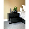 SOLARIS (BED)SIDE TABLE | CHARCOAL OAK - Green Design Gallery
