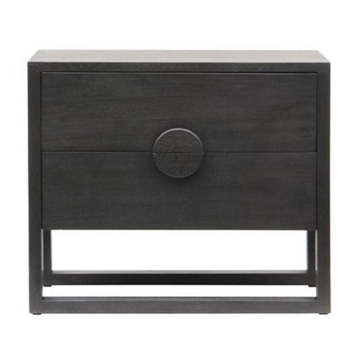 SOLARIS (BED)SIDE TABLE | CHARCOAL OAK - Green Design Gallery