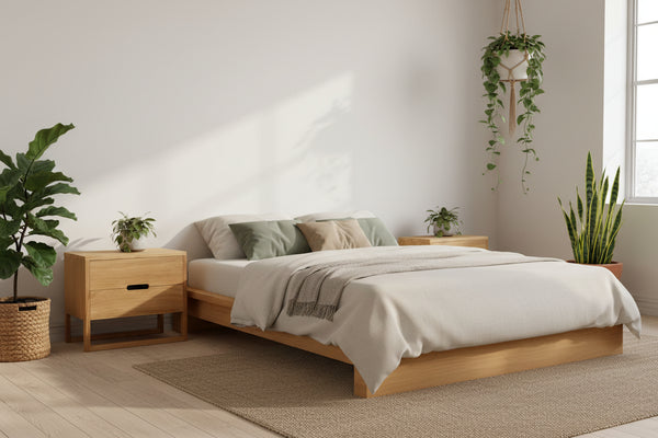 SOLARIS (BED)SIDE TABLE | NATURAL OAK - Green Design Gallery