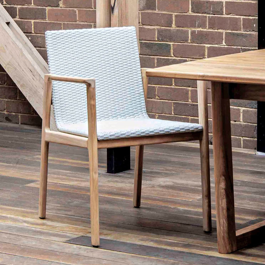 SORAYA ARMCHAIR | WHITE WASH | IN-OUTDOORS - Green Design Gallery