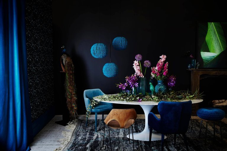 Sphere White / Handmade Clay Beaded Chandelier - Green Design Gallery