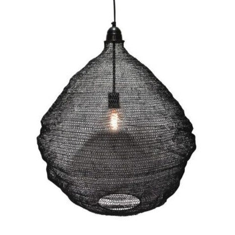 SPIRIT WIRE PENDANT LAMP | BLACK | LARGE - Green Design Gallery