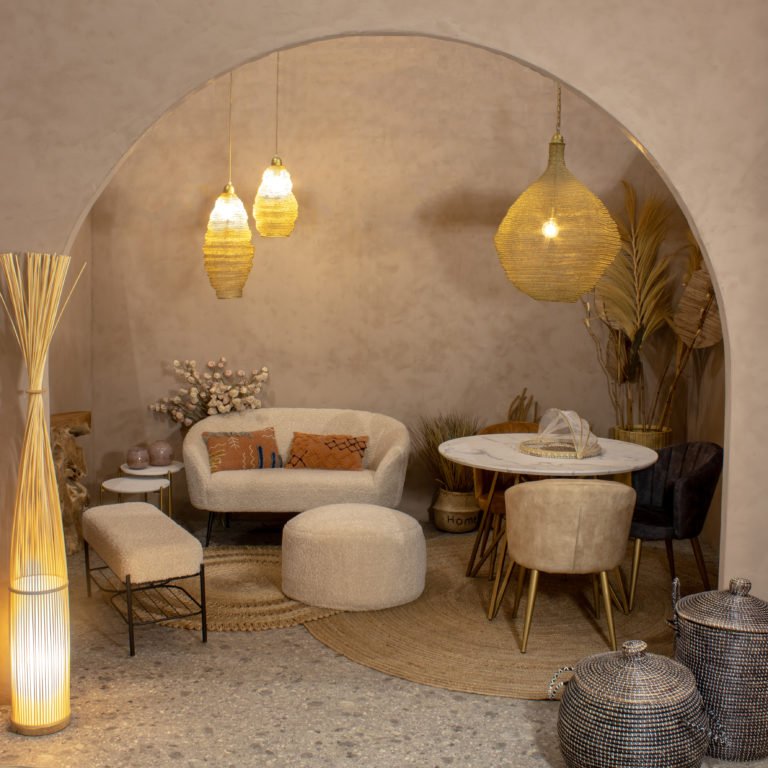 SPIRIT WIRE PENDANT LAMP | GOLDEN | LARGE - Green Design Gallery