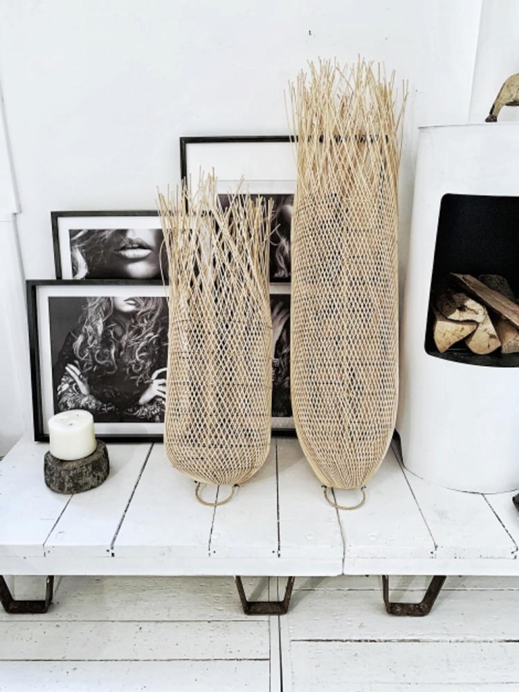 SQUID PENDANT SHADE | NATURAL | 2 SIZES - Green Design Gallery