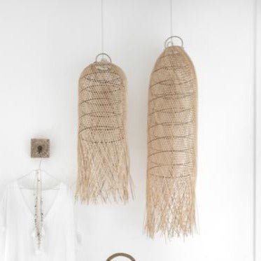 SQUID PENDANT SHADE | NATURAL | 2 SIZES - Green Design Gallery