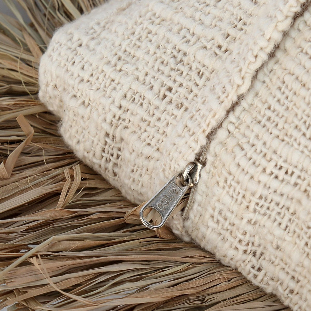 ST TROPEZ CUSHION COVER | NATURAL WHITE | 60 x 60 cm - Green Design Gallery