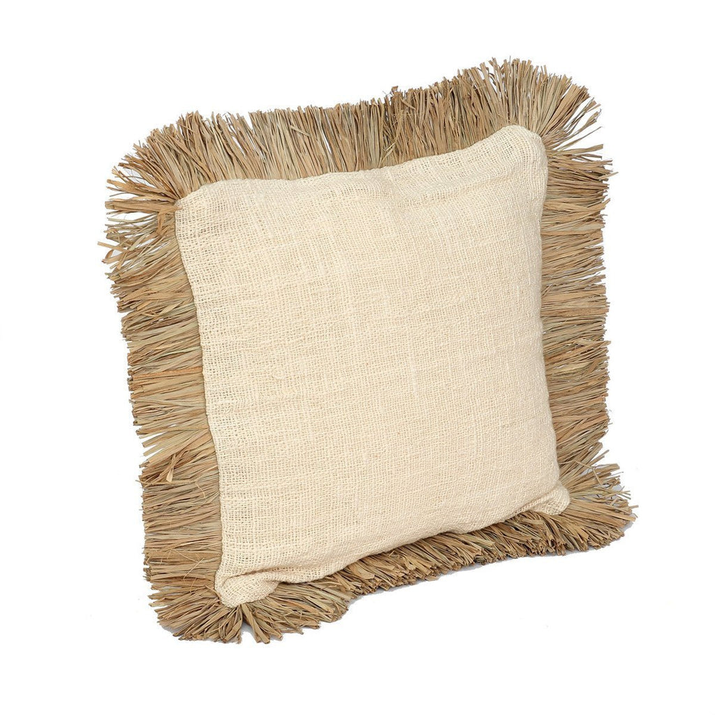 ST TROPEZ CUSHION COVER | NATURAL WHITE | 60 x 60 cm - Green Design Gallery