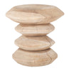 STACKS STOOL + SIDE TABLE | NATURAL - Green Design Gallery