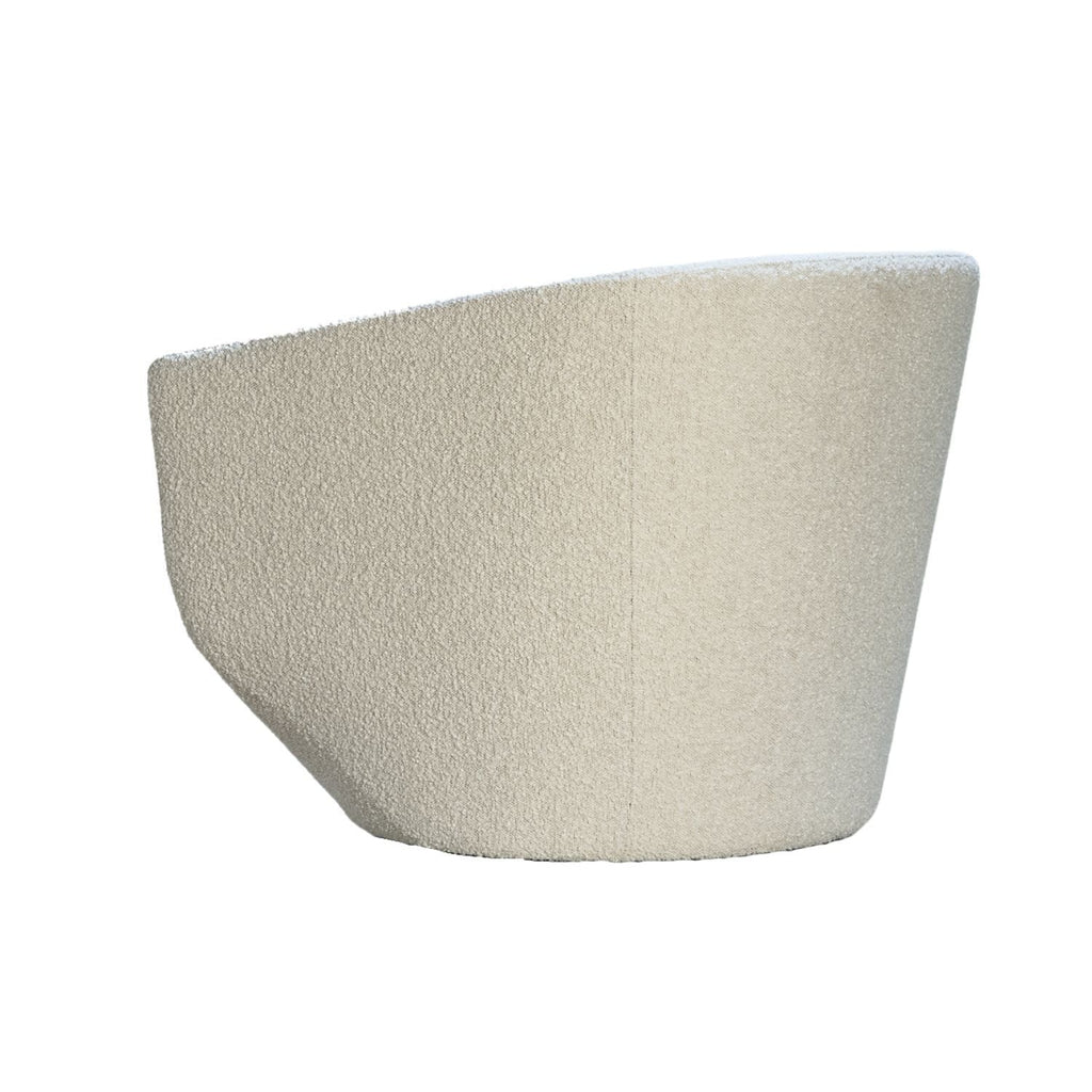 STELLA SWIVEL LOUNGE CHAIR | NATURAL BOUCLE - Green Design Gallery