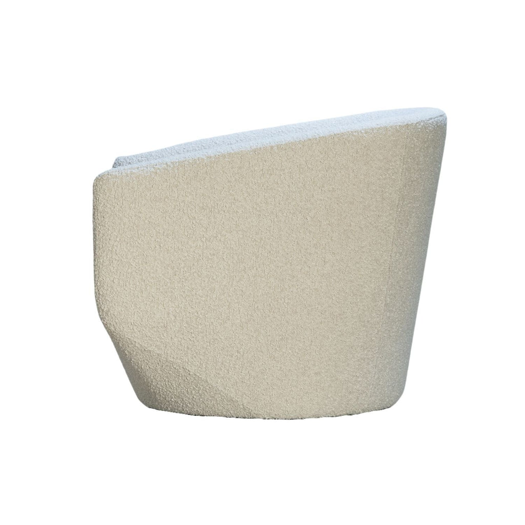 STELLA SWIVEL LOUNGE CHAIR | NATURAL BOUCLE - Green Design Gallery