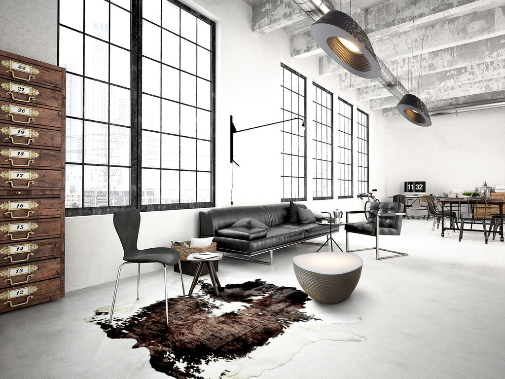 Stone Luce Illuminated Coffee & Side Table | Stone Grey - Green Design Gallery