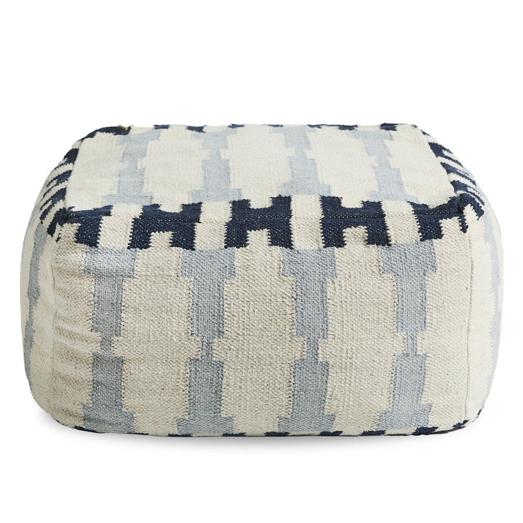 STRIBE OTTOMAN | RECYCLED MIX FIBRE - Green Design Gallery