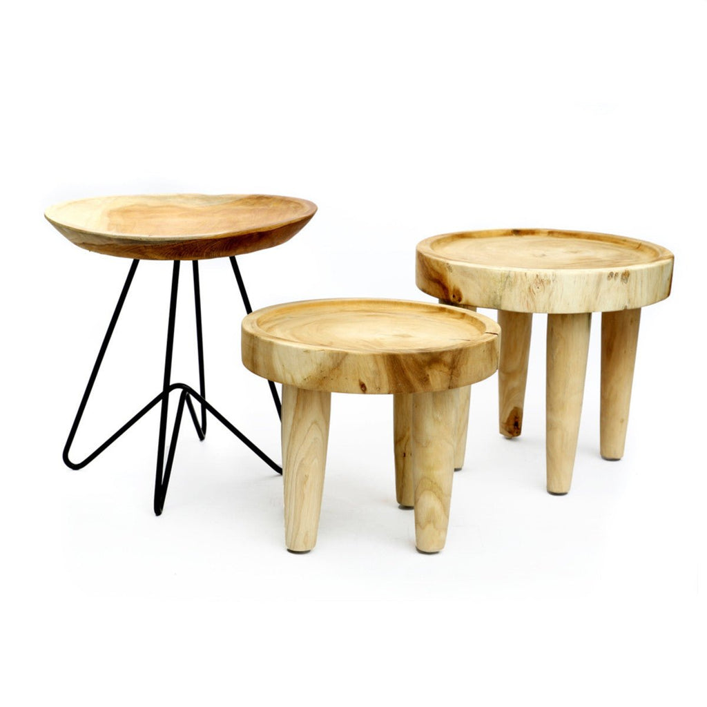 SUAR SIDE TABLE / NATURAL - Green Design Gallery