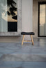 SUAR STOOL | BLACK LEATHER - Green Design Gallery