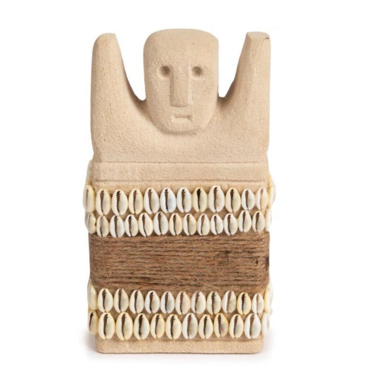 SUMBA STONE STATUE #28 ON STAND - Green Design Gallery