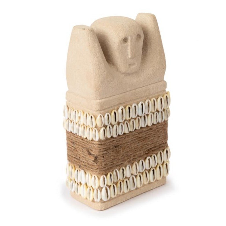 SUMBA STONE STATUE #28 ON STAND - Green Design Gallery