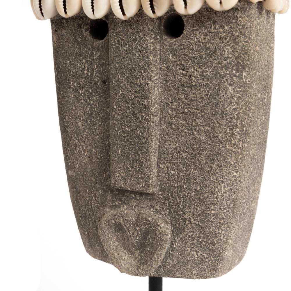 SUMBA STONE STATUE #32 ON STAND - Green Design Gallery