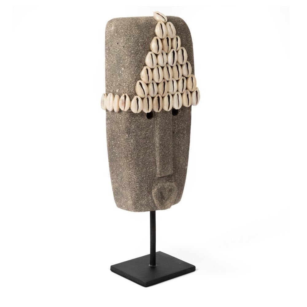 SUMBA STONE STATUE #32 ON STAND - Green Design Gallery