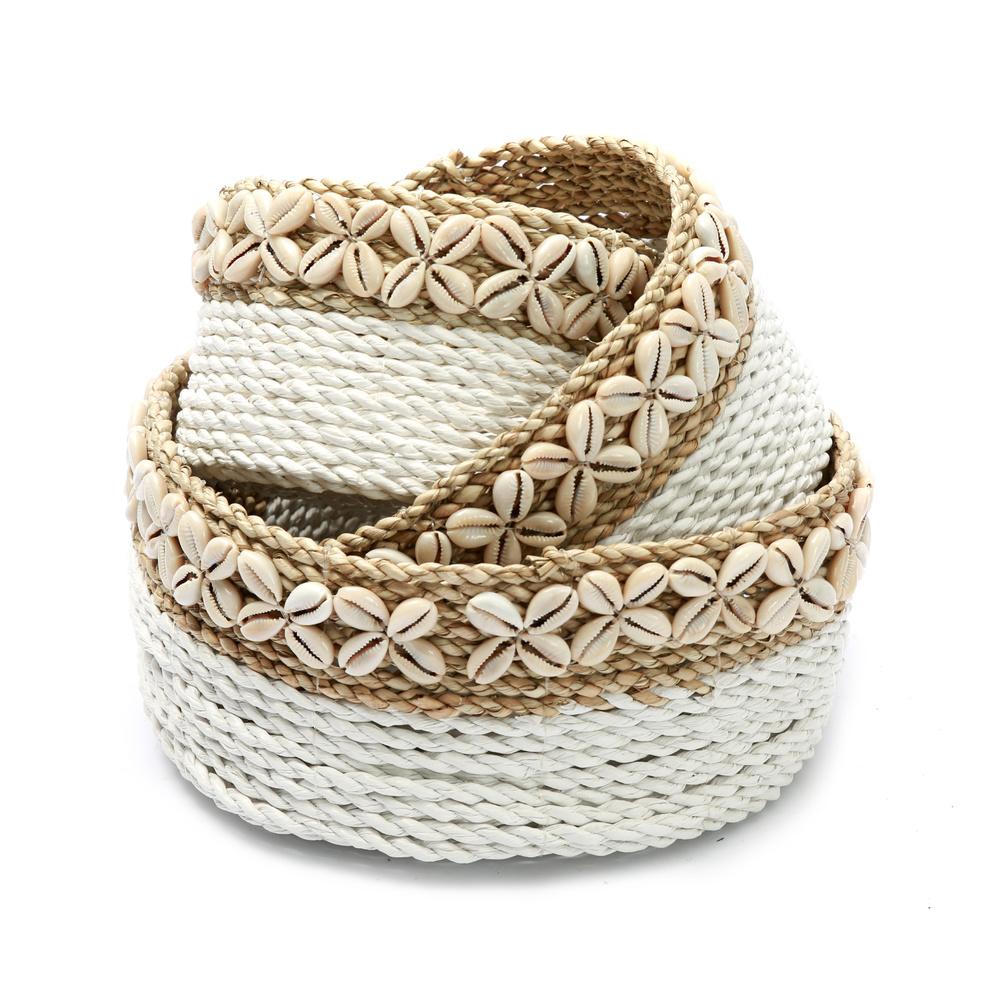 SUNDAY RATTAN BASKETS / 3 SIZES - Green Design Gallery