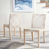 SWENI DINING CHAIR | WHITE LEATHER - Green Design Gallery