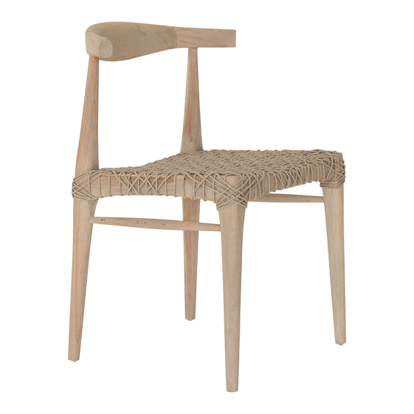 SWENI HORN DINING CHAIR | NATURAL ROPE | IN-OUTDOORS - Green Design Gallery