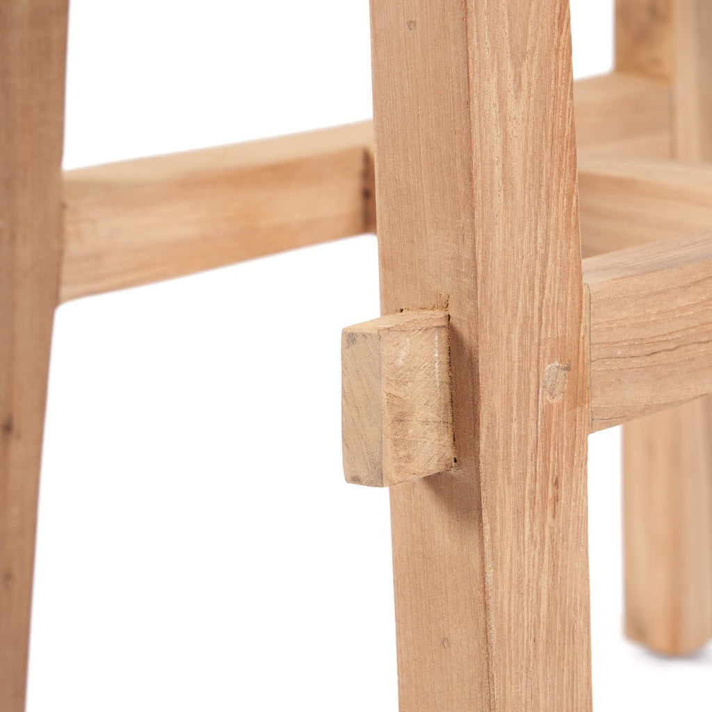 TABANAN STOOL | NATURAL | RECLAIMED TEAK | IN-OUTDOORS - Green Design Gallery