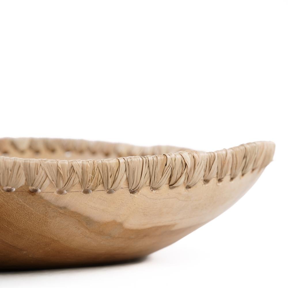 TAGME TEAK BOWL | NATURAL | LARGE - Green Design Gallery