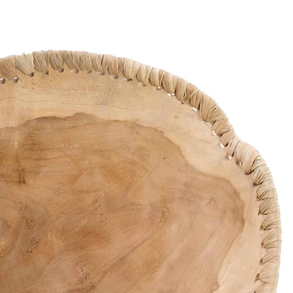 TAGME TEAK BOWL | NATURAL | LARGE - Green Design Gallery