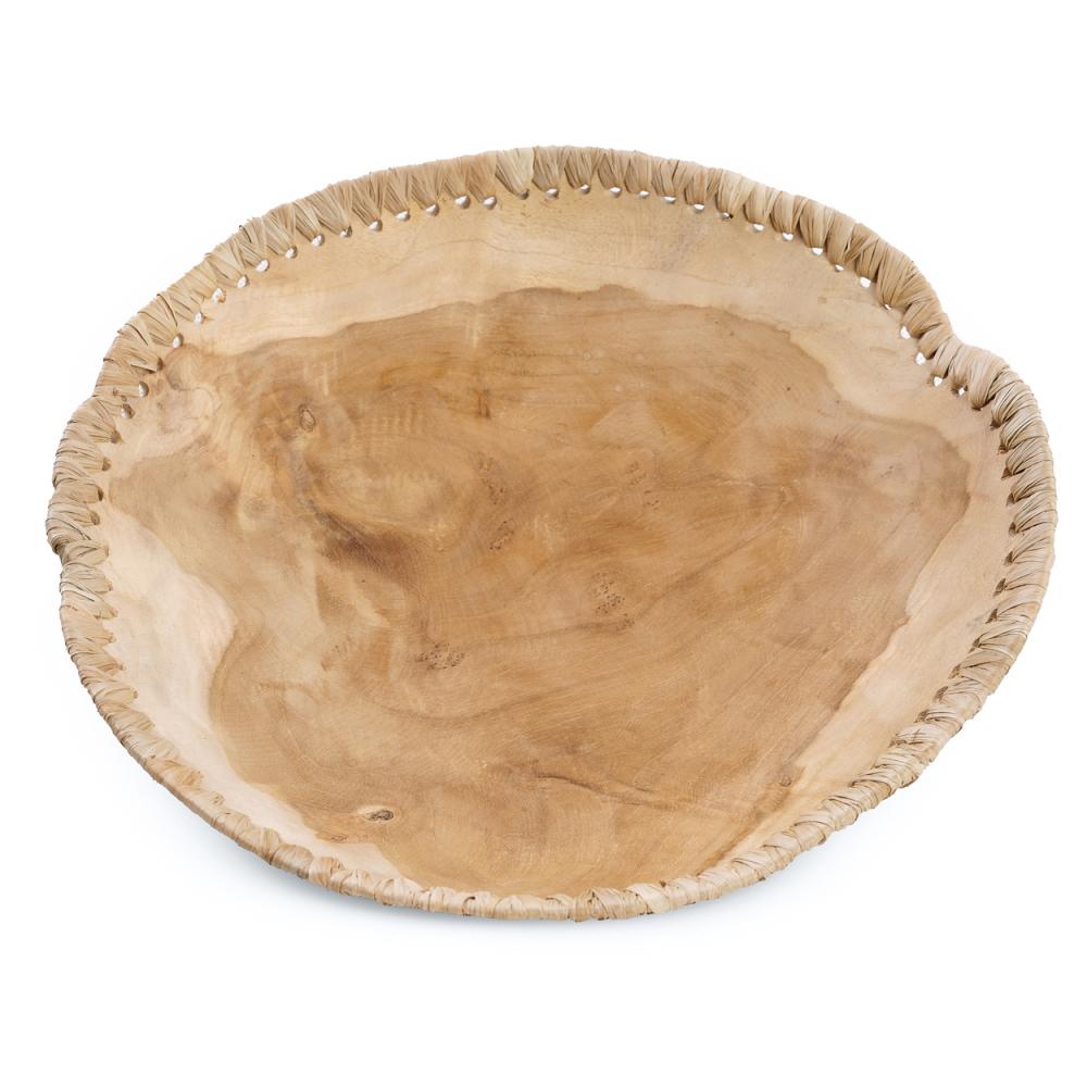 TAGME TEAK BOWL | NATURAL | LARGE - Green Design Gallery