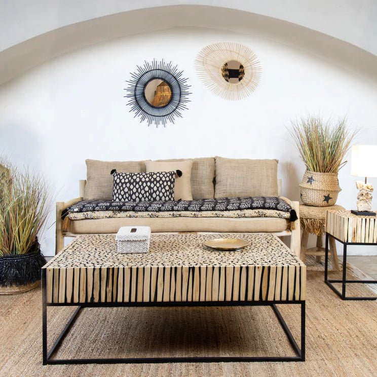 TAHAA COFFEE TABLE | TEAK BRANCHES - Green Design Gallery