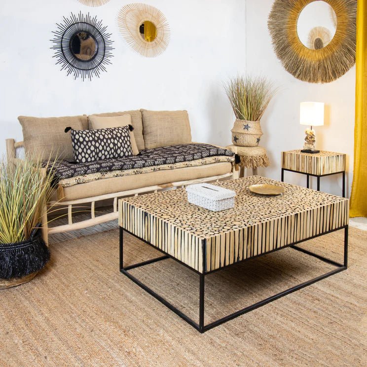 TAHAA COFFEE TABLE | TEAK BRANCHES - Green Design Gallery