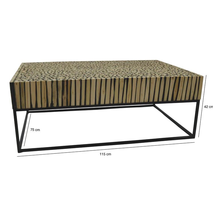 TAHAA COFFEE TABLE | TEAK BRANCHES - Green Design Gallery