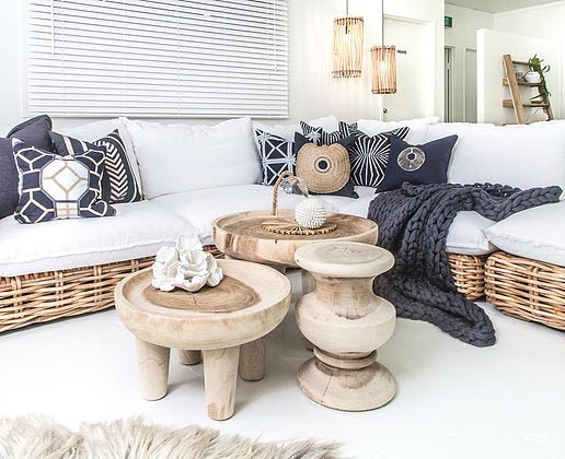 TAMALE LOW SIDE TABLE | NATURAL - Green Design Gallery