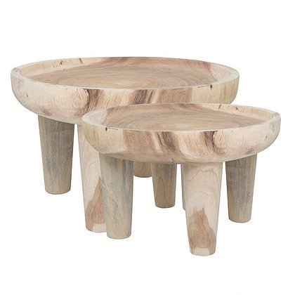 TAMALE LOW SIDE TABLE | NATURAL - Green Design Gallery