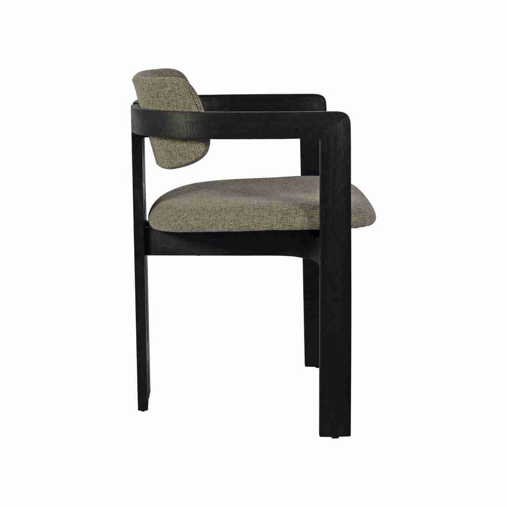 TARAN ARMCHAIR | PEPPER-CHARCOAL - Green Design Gallery