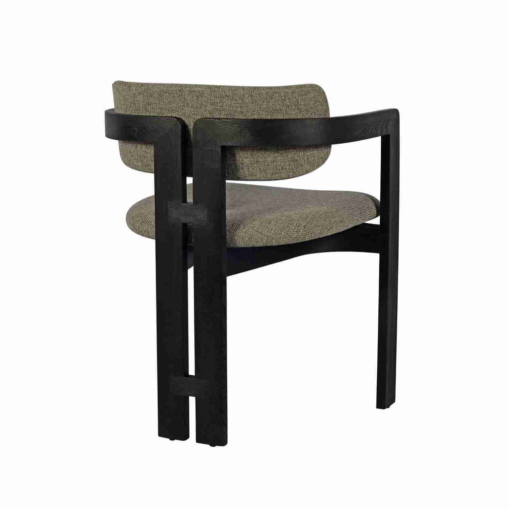 TARAN ARMCHAIR | PEPPER-CHARCOAL - Green Design Gallery