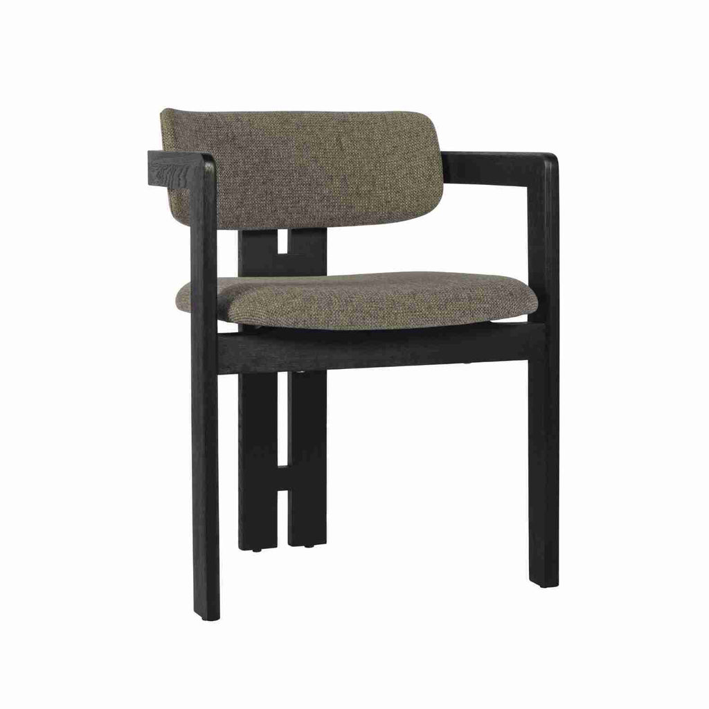 TARAN ARMCHAIR | PEPPER-CHARCOAL - Green Design Gallery