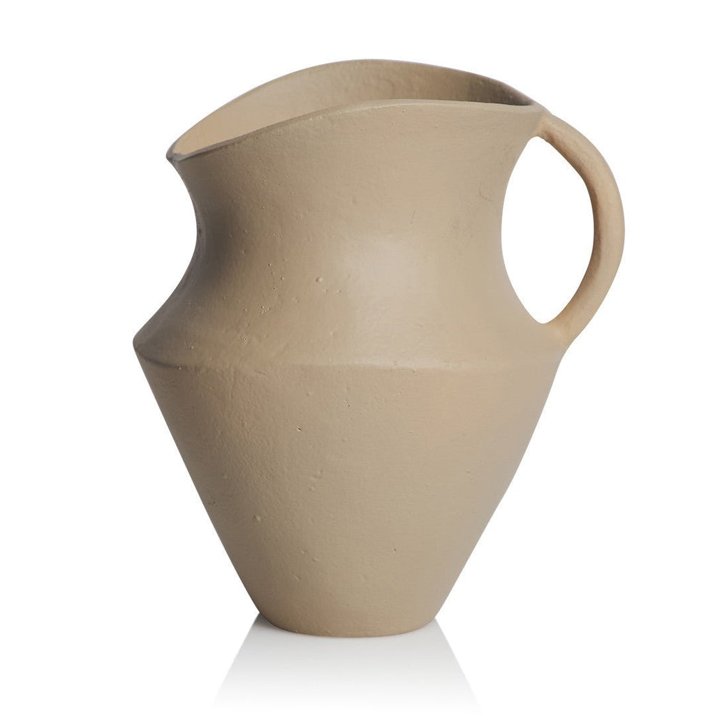 TAVERNA CALISTO VASE | SAND | LARGE | SET OF 2 - Green Design Gallery
