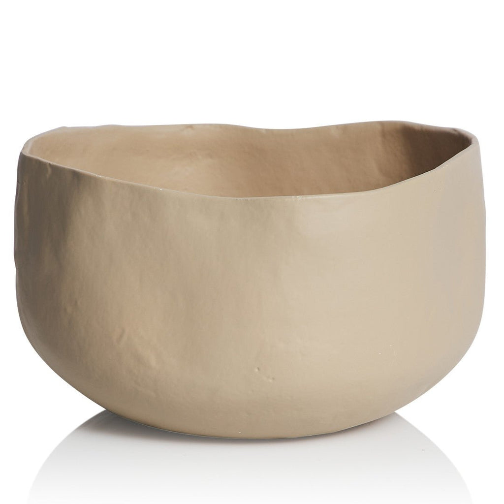 TAVERNA PANELLA BOWL | SAND | LARGE | SET OF 2 - Green Design Gallery