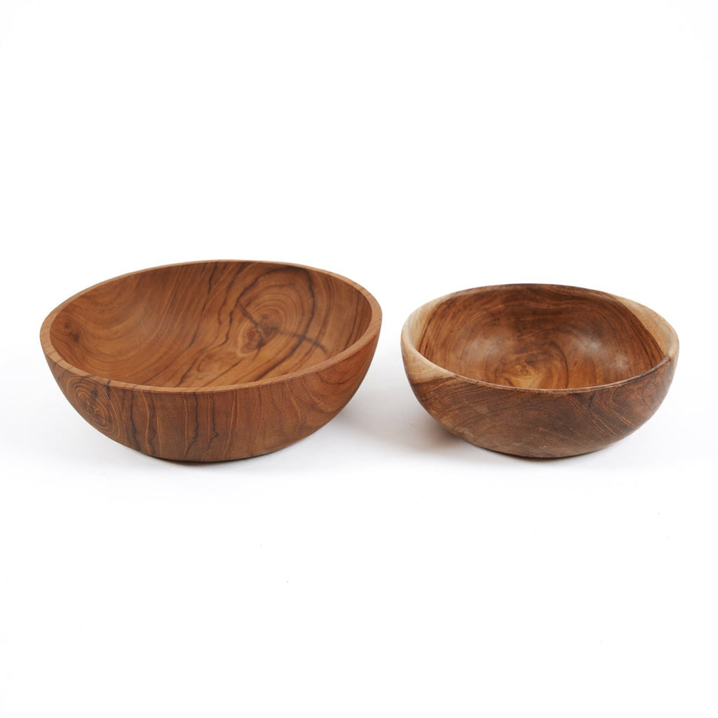 TEAK BOWLS | SET OF 6 - Green Design Gallery