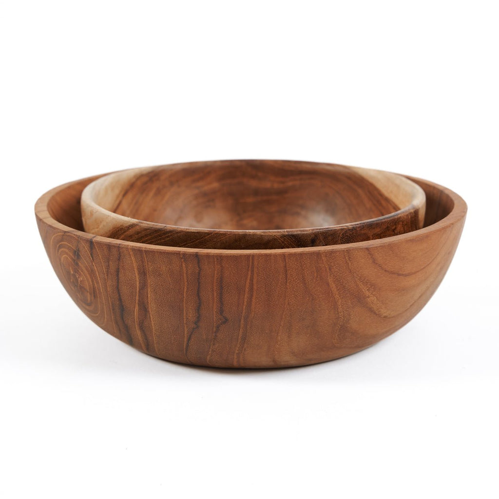 TEAK BOWLS | SET OF 6 - Green Design Gallery