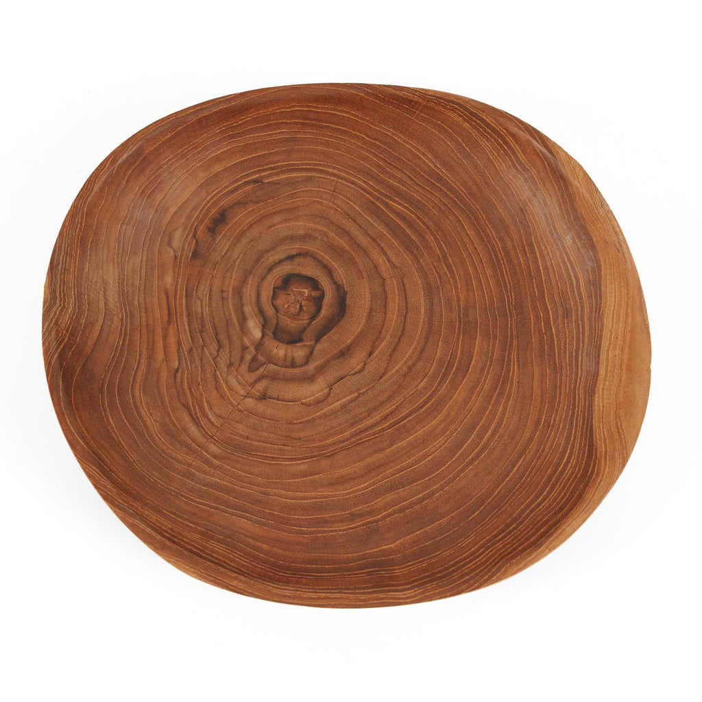 TEAK DINING PLATES | SET OF 6 - Green Design Gallery