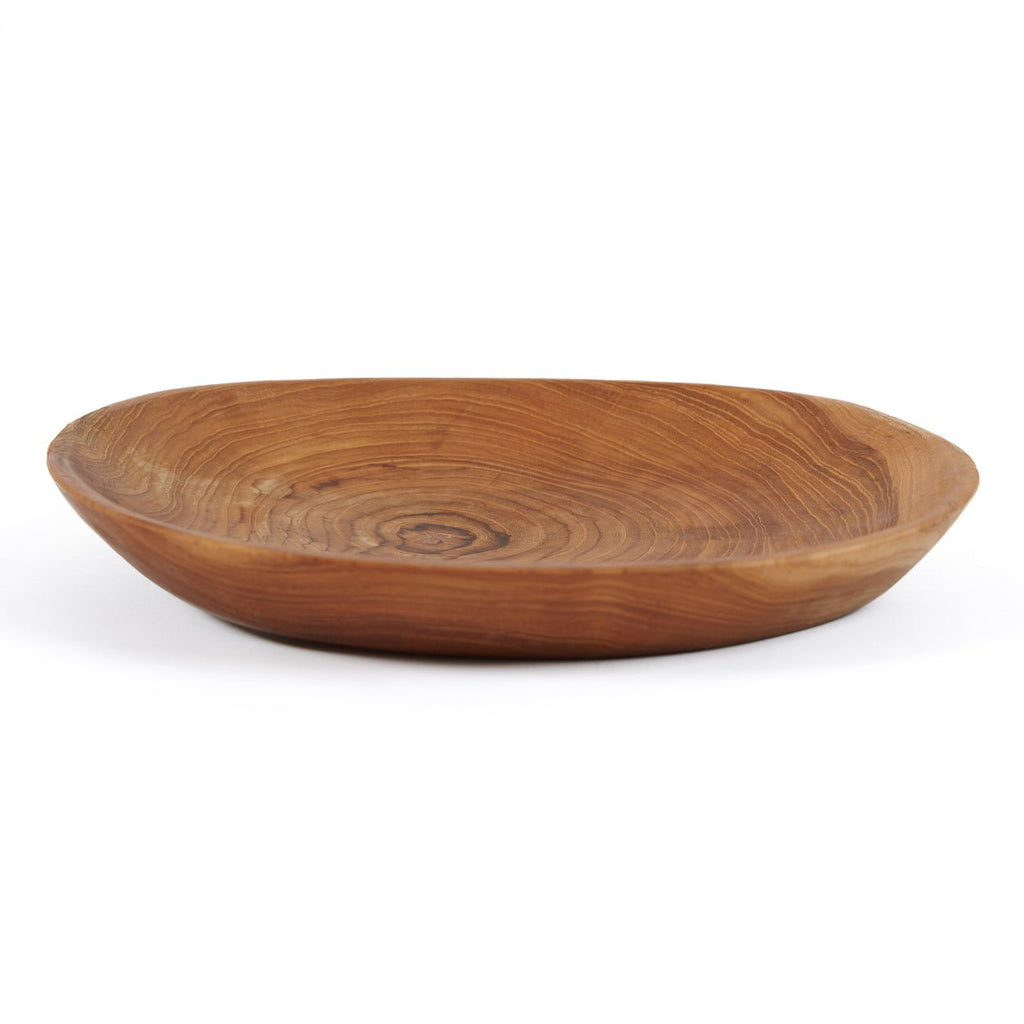 TEAK DINING PLATES | SET OF 6 - Green Design Gallery