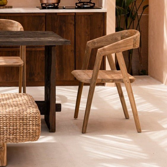 TELUQ DINING CHAIR | RECLAIMED TEAK | IN-OUTDOORS - Green Design Gallery