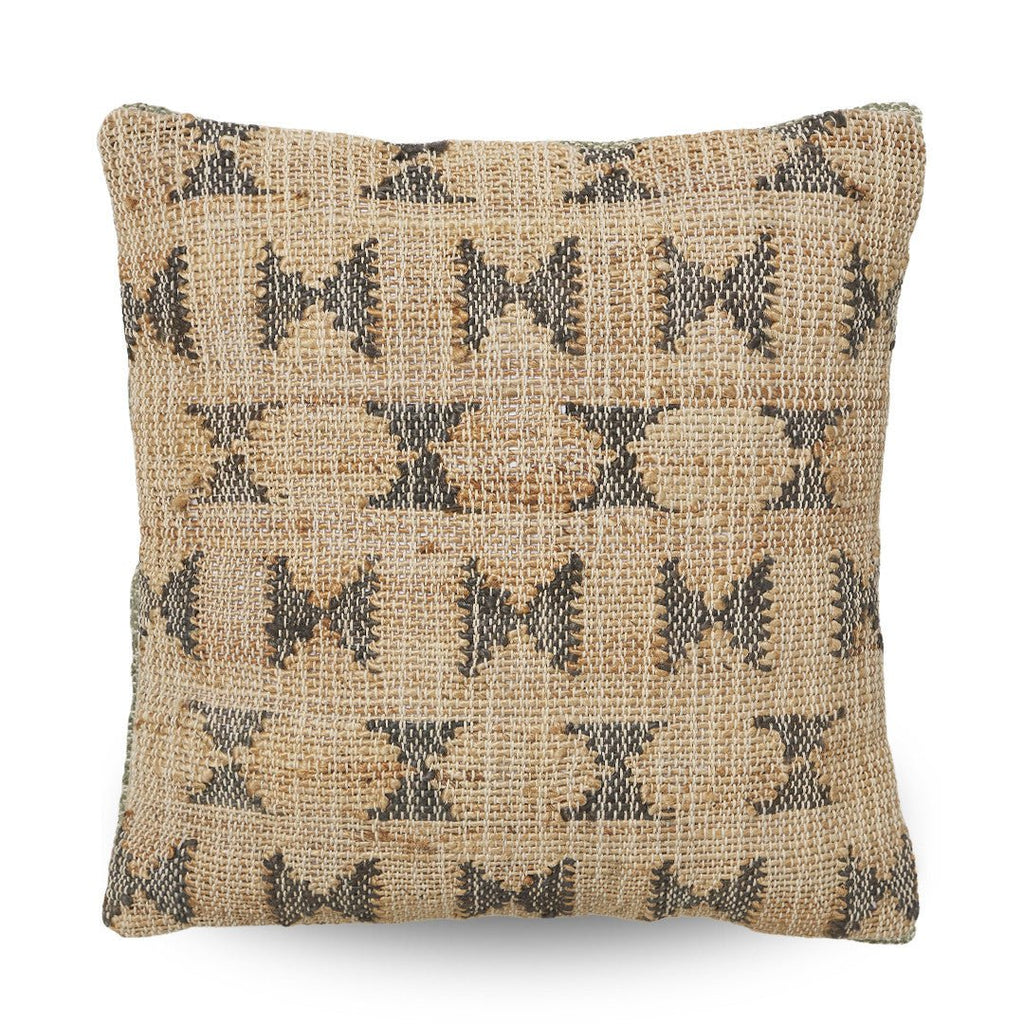 TERRAIN REDWOOD CUSHION COVER | JUTE + COTTON - Green Design Gallery