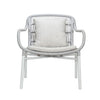 TIAH LOUNGE CHAIR | OUTDOORS | SILVER WHITE - Green Design Gallery