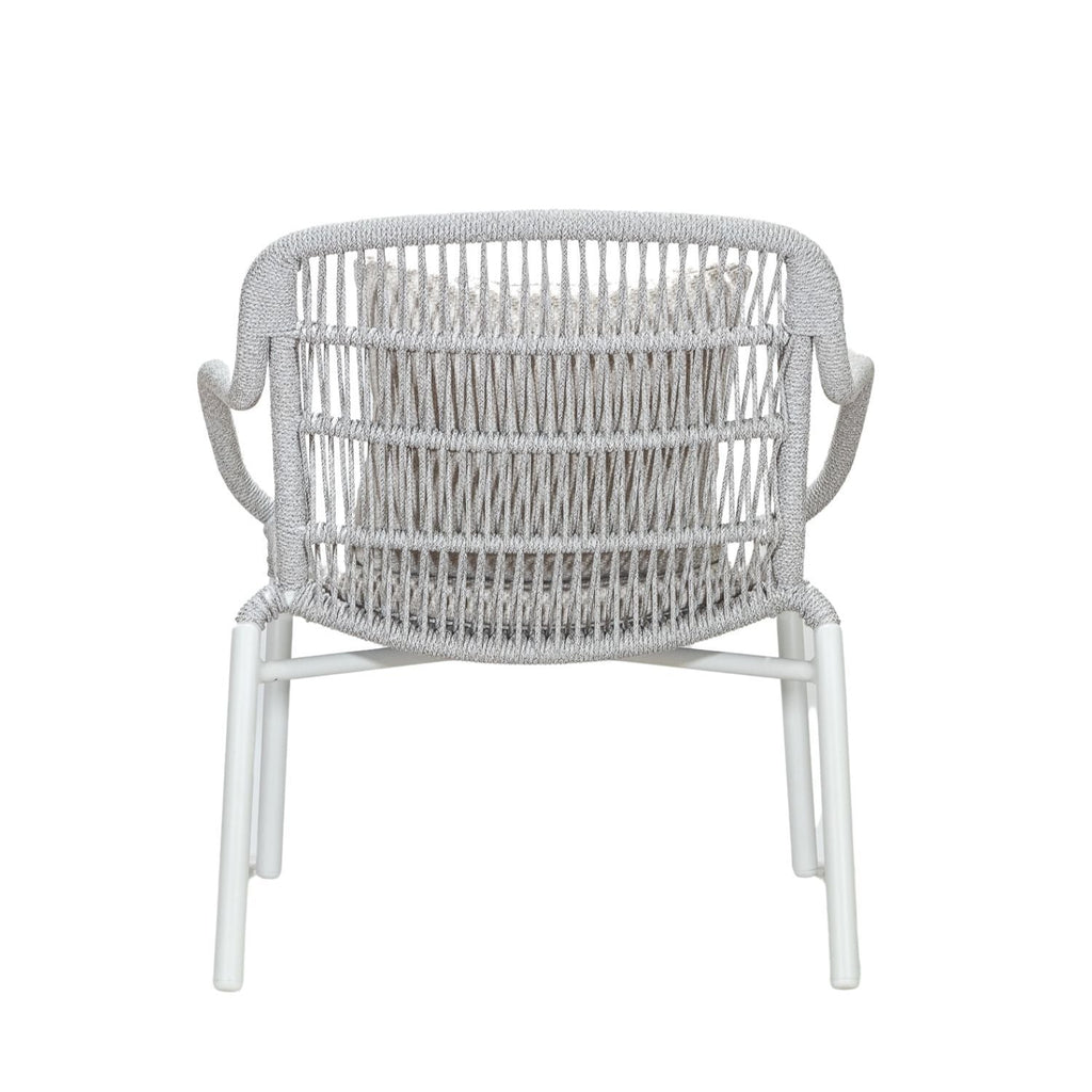 TIAH LOUNGE CHAIR | OUTDOORS | SILVER WHITE - Green Design Gallery